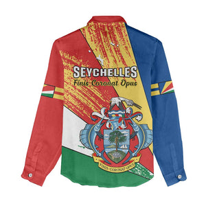 29 June Seychelles Independence Day Women Casual Shirt Flag Style