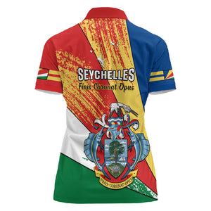 29 June Seychelles Independence Day Women Polo Shirt Flag Style