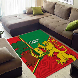 Senegal Football Area Rug 2024 Go Champions Lions De La Teranga