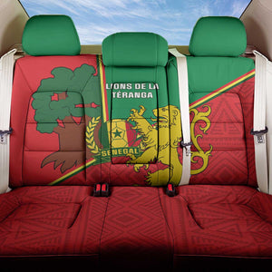 Senegal Football Back Car Seat Cover 2024 Go Champions Lions De La Teranga