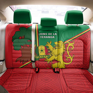 Senegal Football Back Car Seat Cover 2024 Go Champions Lions De La Teranga