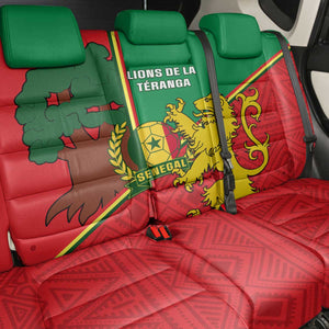 Senegal Football Back Car Seat Cover 2024 Go Champions Lions De La Teranga