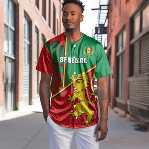 Senegal Football Baseball Jersey 2024 Go Champions Lions De La Teranga