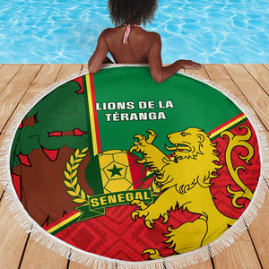 Senegal Football Beach Blanket 2024 Go Champions Lions De La Teranga