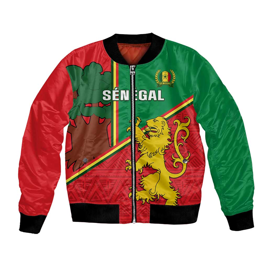 Senegal Football Bomber Jacket 2024 Go Champions Lions De La Teranga