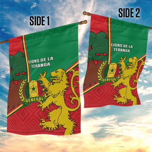 Senegal Football Garden Flag 2024 Go Champions Lions De La Teranga