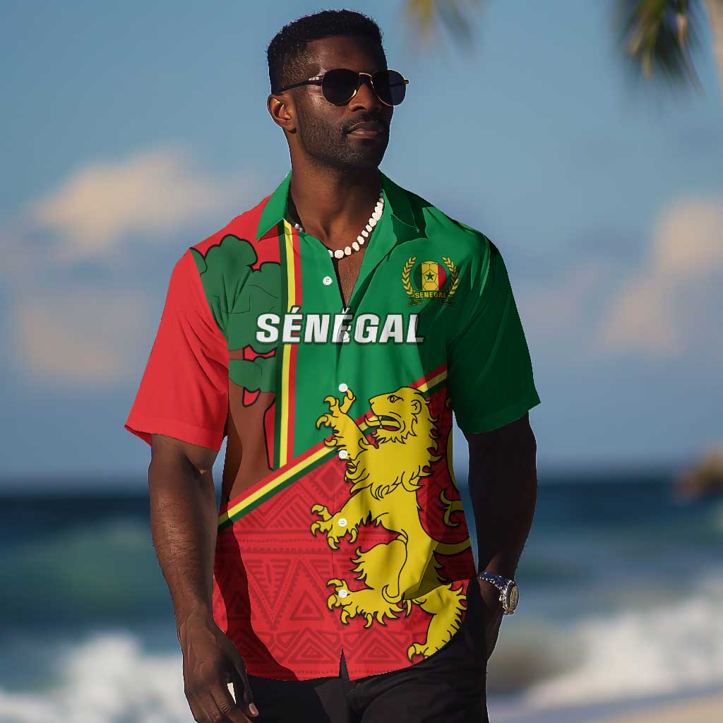 Senegal Football Hawaiian Shirt 2024 Go Champions Lions De La Teranga