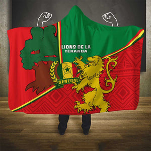 Senegal Football Hooded Blanket 2024 Go Champions Lions De La Teranga