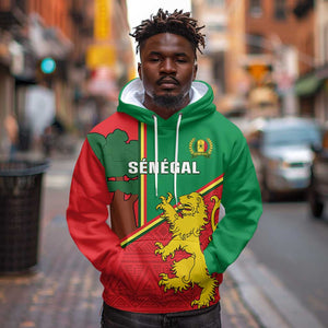 Senegal Football Hoodie 2024 Go Champions Lions De La Teranga