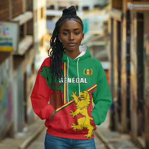 Senegal Football Hoodie 2024 Go Champions Lions De La Teranga