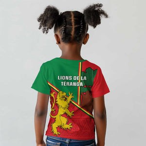 Senegal Football Kid T shirt 2024 Go Champions Lions De La Teranga