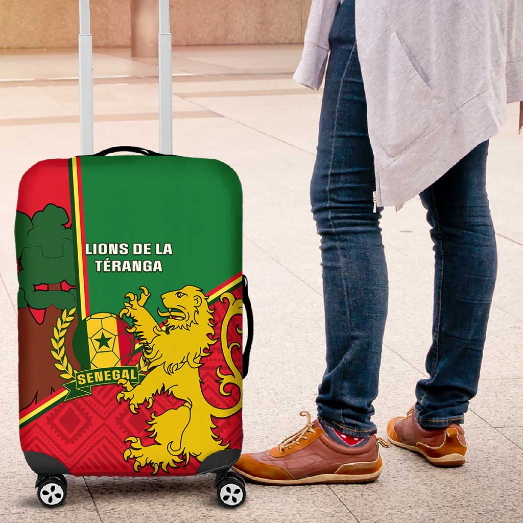 Senegal Football Luggage Cover 2024 Go Champions Lions De La Teranga