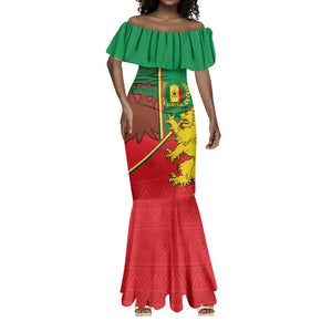 Senegal Football Mermaid Dress 2024 Go Champions Lions De La Teranga