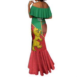 Senegal Football Mermaid Dress 2024 Go Champions Lions De La Teranga