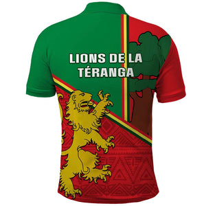 Senegal Football Polo Shirt 2024 Go Champions Lions De La Teranga