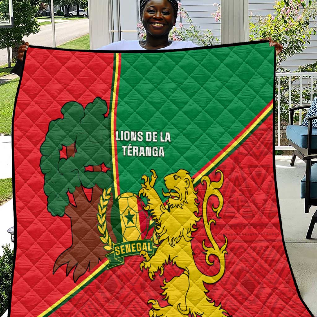 Senegal Football Quilt 2024 Go Champions Lions De La Teranga