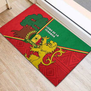 Senegal Football Rubber Doormat 2024 Go Champions Lions De La Teranga