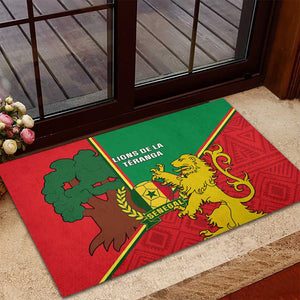 Senegal Football Rubber Doormat 2024 Go Champions Lions De La Teranga