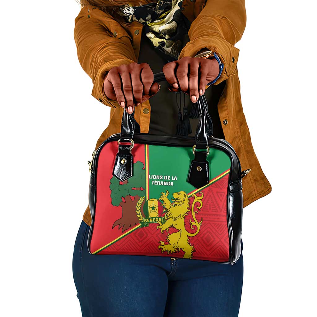 Senegal Football Shoulder Handbag 2024 Go Champions Lions De La Teranga