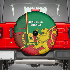 Senegal Football Spare Tire Cover 2024 Go Champions Lions De La Teranga