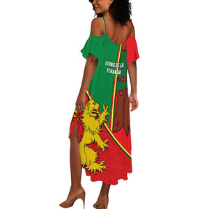 Senegal Football Summer Maxi Dress 2024 Go Champions Lions De La Teranga