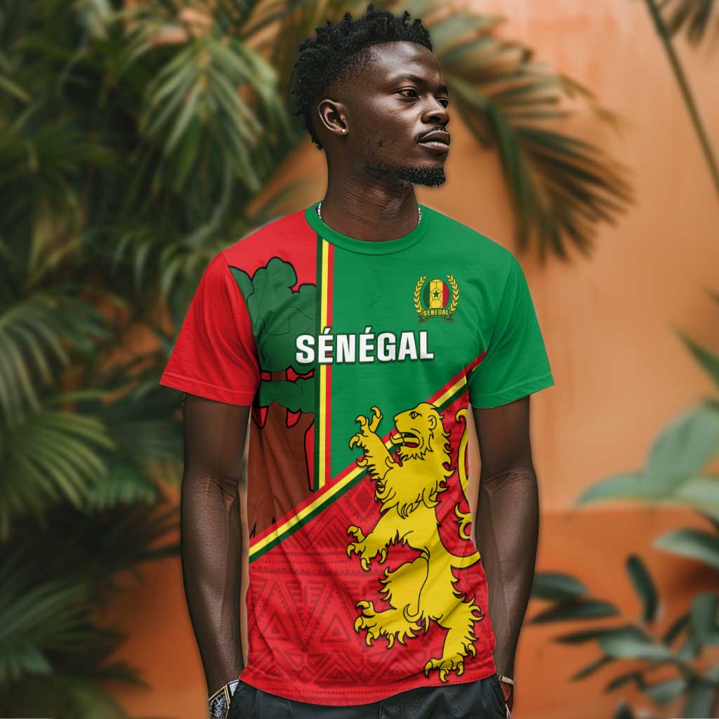 Senegal Football T shirt 2024 Go Champions Lions De La Teranga