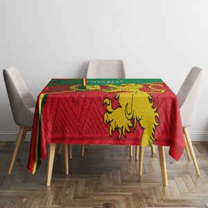 Senegal Football Tablecloth 2024 Go Champions Lions De La Teranga