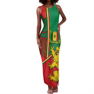 Senegal Football Tank Maxi Dress 2024 Go Champions Lions De La Teranga