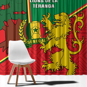 Senegal Football Window Curtain 2024 Go Champions Lions De La Teranga