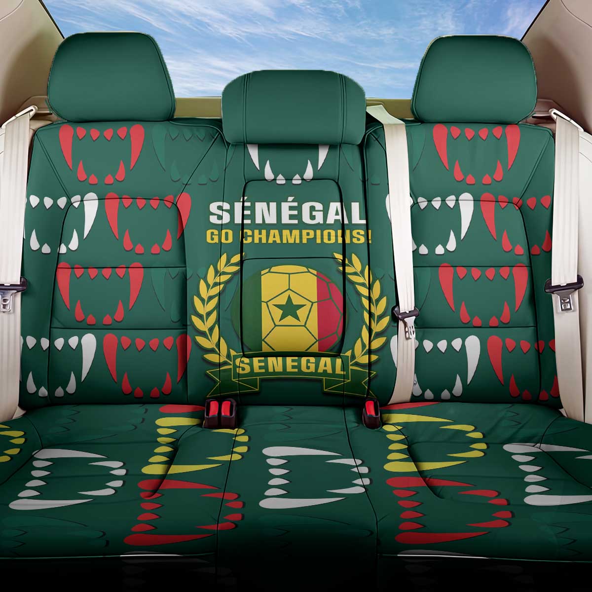 Senegal Football Back Car Seat Cover 2024 Culture Pour Home Style