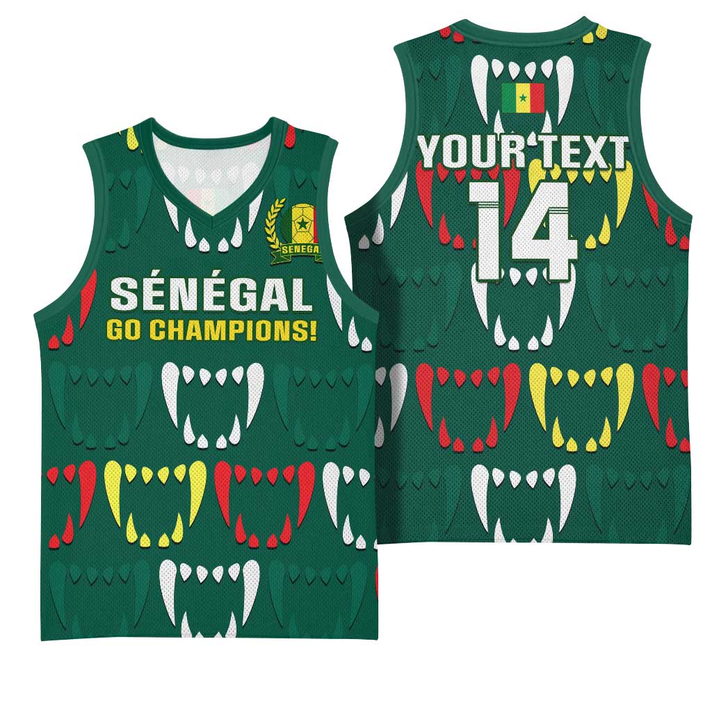 Custom Senegal Football Basketball Jersey 2024 Culture Pour Home Style LT14