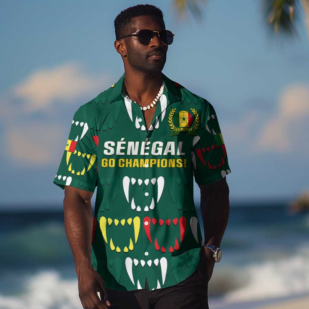 Custom Senegal Football Hawaiian Shirt 2024 Culture Pour Home Style