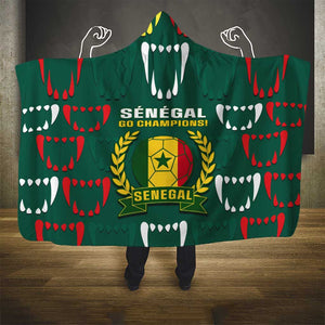 Senegal Football Hooded Blanket 2024 Culture Pour Home Style