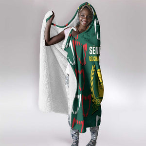 Senegal Football Hooded Blanket 2024 Culture Pour Home Style