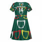 Custom Senegal Football Kid Short Sleeve Dress 2024 Culture Pour Home Style