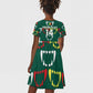 Custom Senegal Football Kid Short Sleeve Dress 2024 Culture Pour Home Style