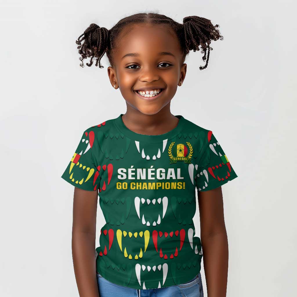 Custom Senegal Football Kid T shirt 2024 Culture Pour Home Style