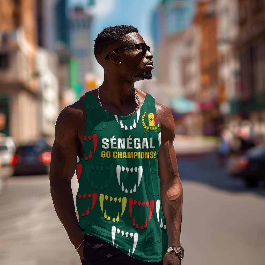 Custom Senegal Football Men Tank Top 2024 Culture Pour Home Style