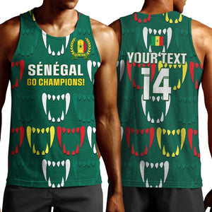 Custom Senegal Football Men Tank Top 2024 Culture Pour Home Style