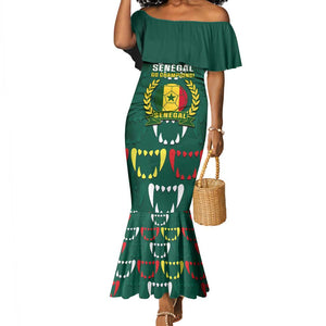 Custom Senegal Football Mermaid Dress 2024 Culture Pour Home Style