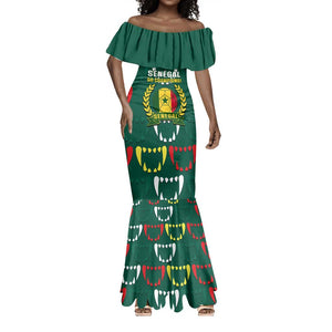 Custom Senegal Football Mermaid Dress 2024 Culture Pour Home Style