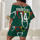 Custom Senegal Football Off Shoulder Short Dress 2024 Culture Pour Home Style LT14