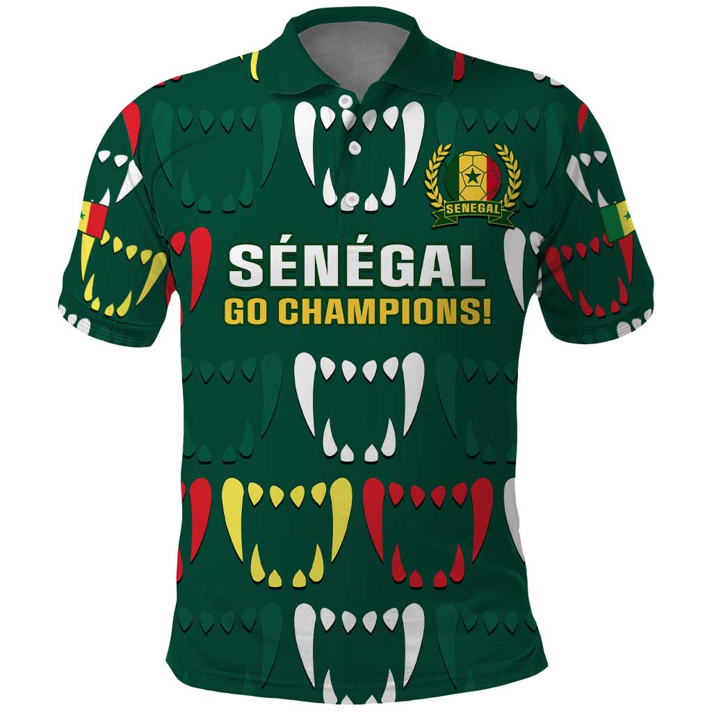 Custom Senegal Football Polo Shirt 2024 Culture Pour Home Style