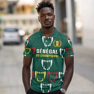 Custom Senegal Football Polo Shirt 2024 Culture Pour Home Style