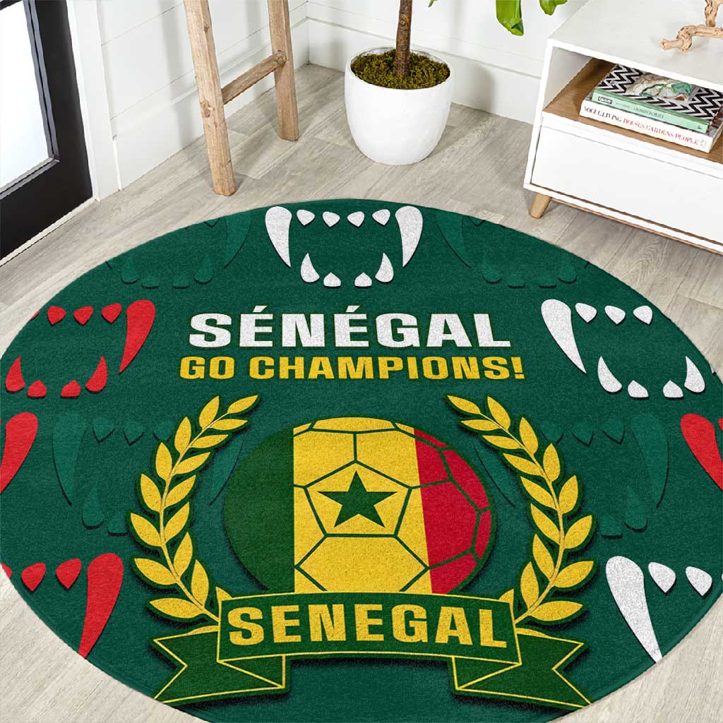 Senegal Football Round Carpet 2024 Culture Pour Home Style