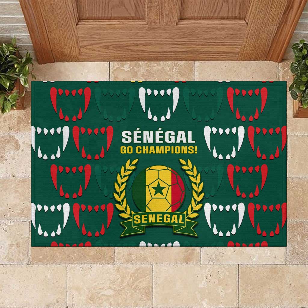 Senegal Football Rubber Doormat 2024 Culture Pour Home Style