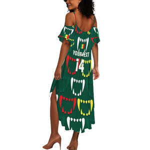 Custom Senegal Football Summer Maxi Dress 2024 Culture Pour Home Style