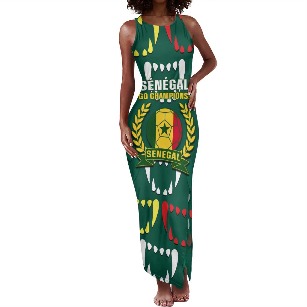 Custom Senegal Football Tank Maxi Dress 2024 Culture Pour Home Style