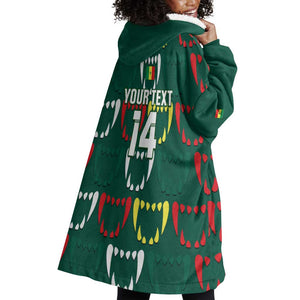 Custom Senegal Football Wearable Blanket Hoodie 2024 Culture Pour Home Style