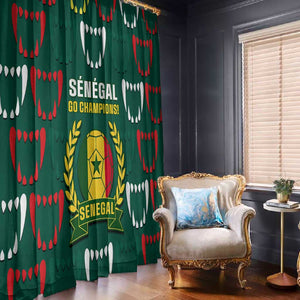 Senegal Football Window Curtain 2024 Culture Pour Home Style